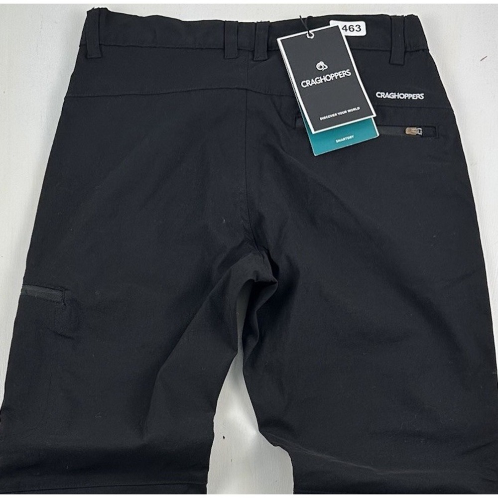 NEW Craghoppers Kiwi Pro Act Trousers Hiking Pants Men 30 Short Black 30x28
